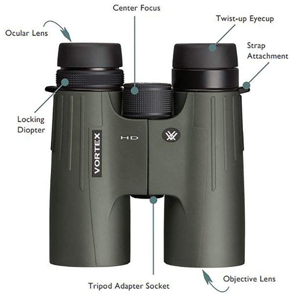 Vortex Optics Viper HD Roof Prism Binoculars 3